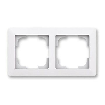 ABB 3901T-A00020 500 - Dobbeltramme ZONI hvid