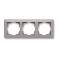 ABB 3901T-A00030 144 - Tredelt ramme ZONI gråbeige