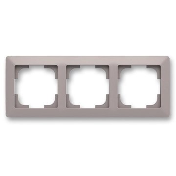 ABB 3901T-A00030 144 - Tredelt ramme ZONI gråbeige