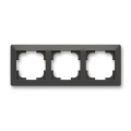 ABB 3901T-A00030 237 - Tredobbelt ramme ZONI mat sort