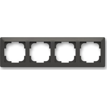 ABB 3901T-A00040 137 - Firefoldet ramme ZONI mat sort