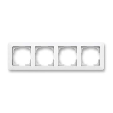 ABB 3901T-A00040 240 - 4-fags ramme ZONI mat hvid