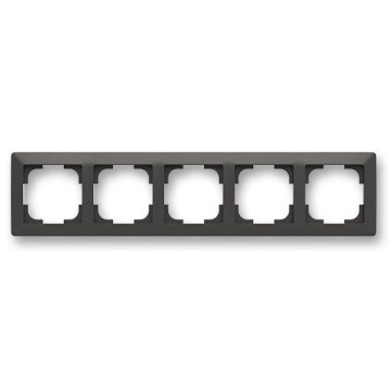 ABB 3901T-A00050 237 - Ramme til fem moduler ZONI mat sort