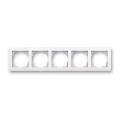 ABB 3901T-A00050 500 - Ramme til 5 moduler ZONI hvid