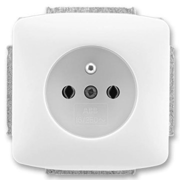 ABB 5518A-A2349 B - Stikkontakt til hjemmet uden ramme TANGO 250V hvid