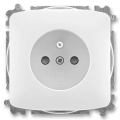 ABB 6619A-A06357 B - Boligstikkontakt uden ramme TANGO 250V hvid