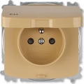 ABB 6619A-A06997 D - Rammefri stikkontakt til bolig TANGO 250V IP44 beige
