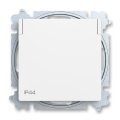 ABB 6619T-A06995 240 - Stikkontakt til bolig uden ramme ZONI 250V IP44 mat hvid