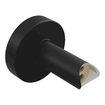 Adapter 6,4x6,4 cm sort