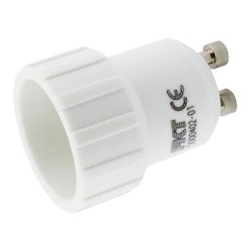 Adapter fra E14 til GU10 fatning