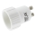 Adapter fra E14 til GU10 fatning
