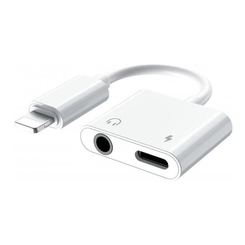 Adapter Lightning til AUX + Lightning