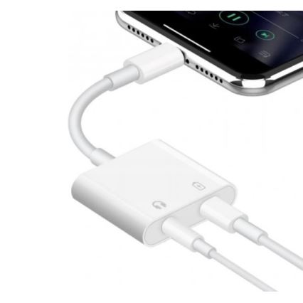 Adapter Lightning til AUX + Lightning