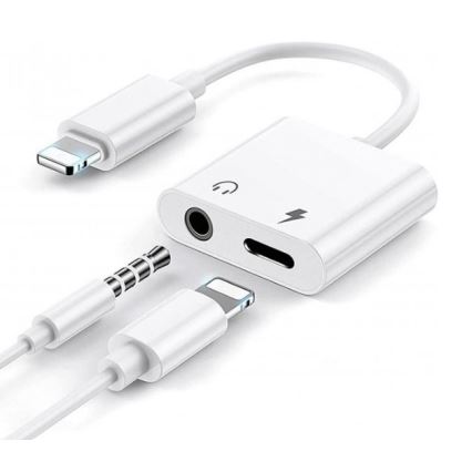 Adapter Lightning til AUX + Lightning