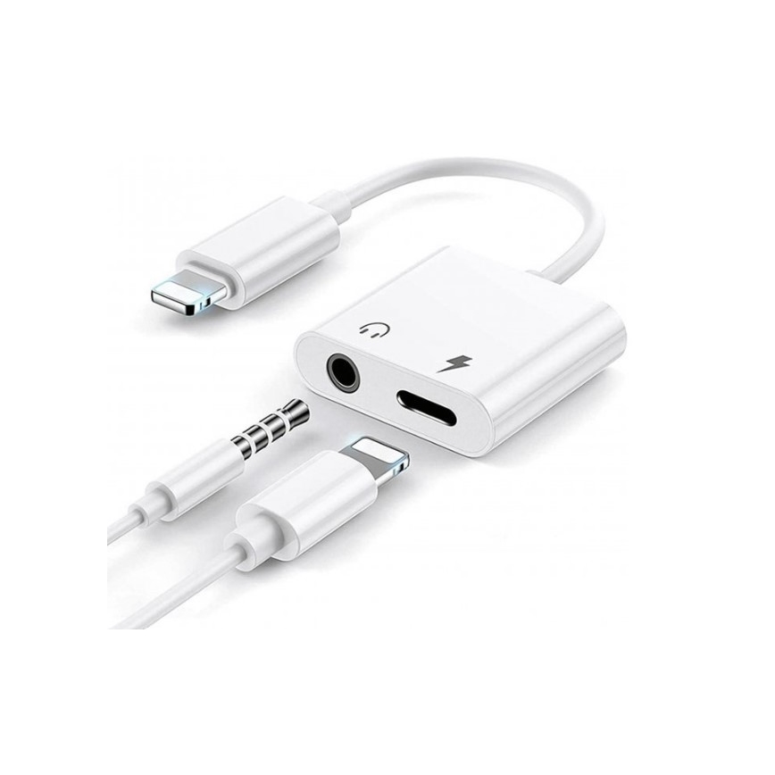 Adapter Lightning til AUX + Lightning
