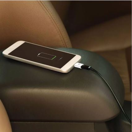 Adapter microUSB til USB-C hvid