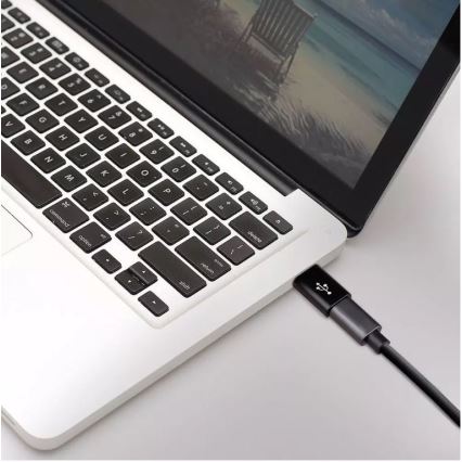 Adapter MicroUSB til USB-C sort