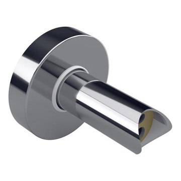 Adapter til skjult vægtilslutning af elektriske håndklædetørrere, 6,4x6,4 cm, sølv