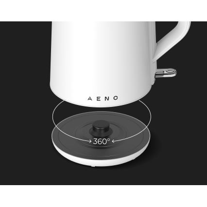 AENO - Hurtigkogende elkedel 1,5 l 2200W/230V hvid