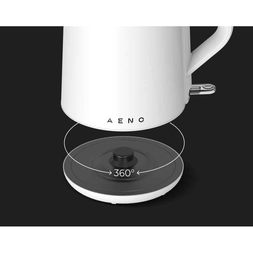 AENO - Hurtigkogende elkedel 1,5 l 2200W/230V hvid