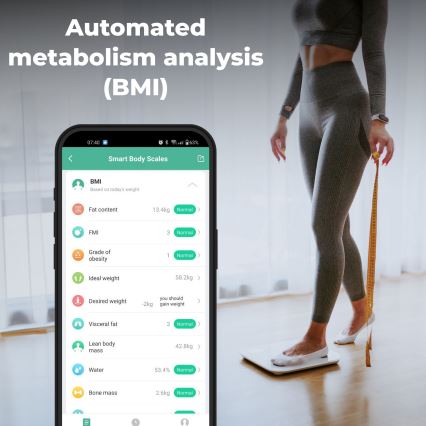 AENO - Smart-badevægt 3xAAA