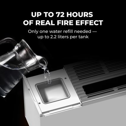 AENO - Smart elektrisk direkte elvarmer/konvektor 1000/2000W hvid