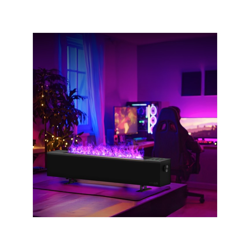 AENO - Smart elektrisk elvarmer/konvektor 1000/2000W sort