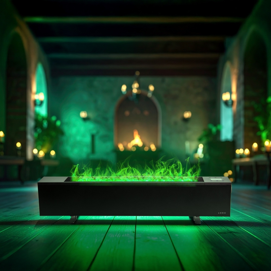 AENO - Smart elektrisk elvarmer/konvektor 1000/2000W sort