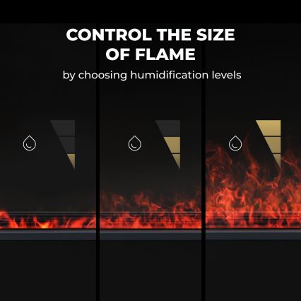 AENO - Smart elektrisk elvarmer/konvektor 1000/2000W sort
