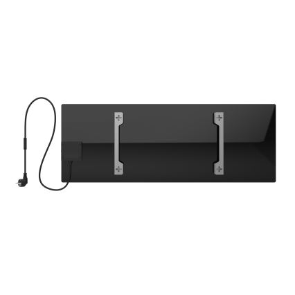 AENO - Smart elektrisk infrarødt panel 700W timer/termostat IP44 Wi-fi sort