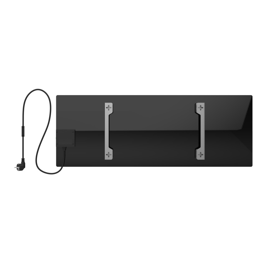 AENO - Smart elektrisk infrarødt panel 700W timer/termostat IP44 Wi-fi sort