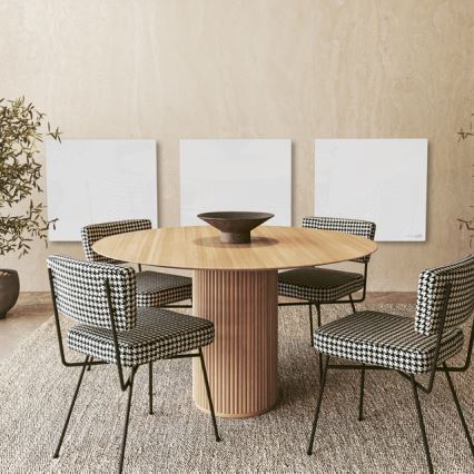 AENO - Smart elektrisk infrarødt varmepanel 500W med timer og termostat, Wi-Fi, hvid