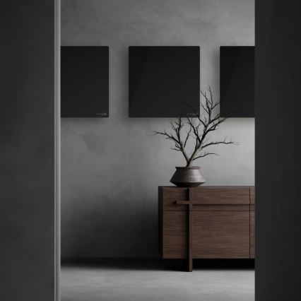 AENO - Smart elektrisk infrarødt varmepanel 500W med timer/termostat Wi-Fi hvid