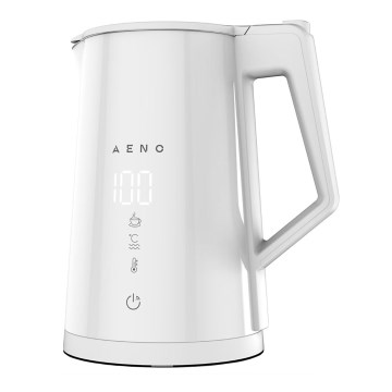 AENO - Smart-kedel med LED-lys display 1,7 l 2200W/230V hvid