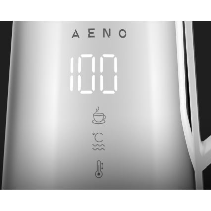 AENO - Smart-kedel med LED-lys display 1,7 l 2200W/230V hvid