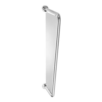 Afskærmning til urinal 6x86 cm, rustfrit stål/sølv