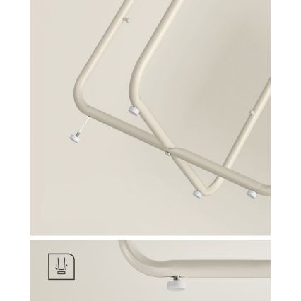 Afsætningsbord NOIRA creme/hvid