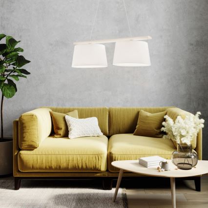 Loftlampe på kabel AIDA 2xE27/60W/230V eg
