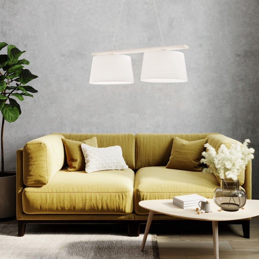 Loftlampe på kabel AIDA 2xE27/60W/230V eg