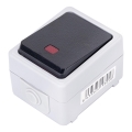 Aigostar - 1-knaps afbryder IP54