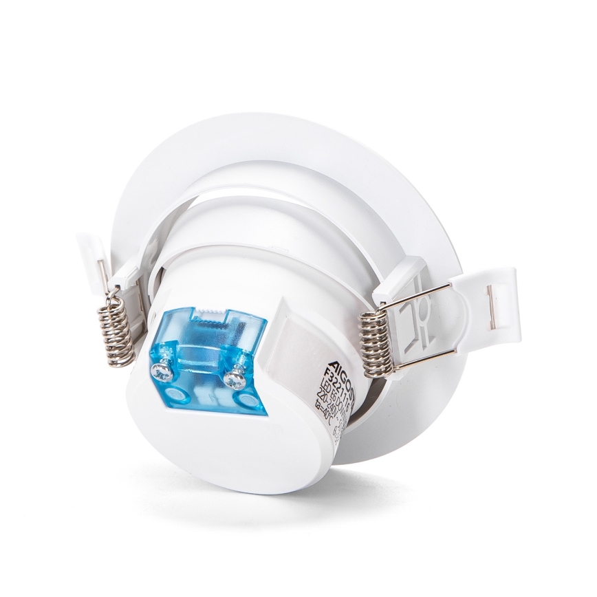 Aigostar - 3x LED indbygningslampe LED/5W/230V 6500K Ø 8,5 cm hvid