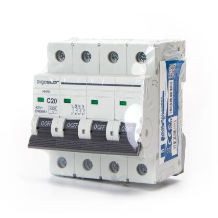 Aigostar - 4-polet automatsikring 4P-20A-C 400V