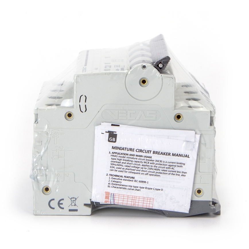 Aigostar - 4-polet automatsikring 4P-40A-C 400V