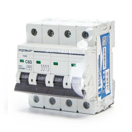 Aigostar - 4-polet automatsikring 4P-63A-C 400V