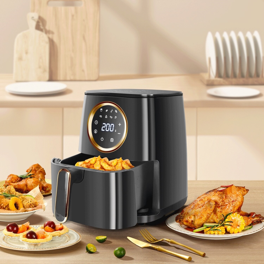 Aigostar - Airfryer 1400W/230V 4,2l sort