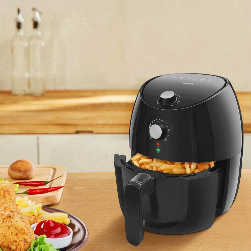 Aigostar - Airfryer 1500W/230V 3,5l sort