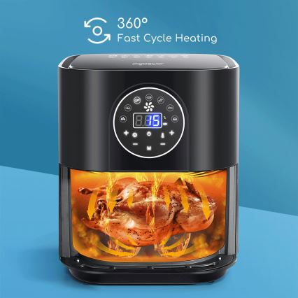 Aigostar - Airfryer 1500W/230V 3,5l sort