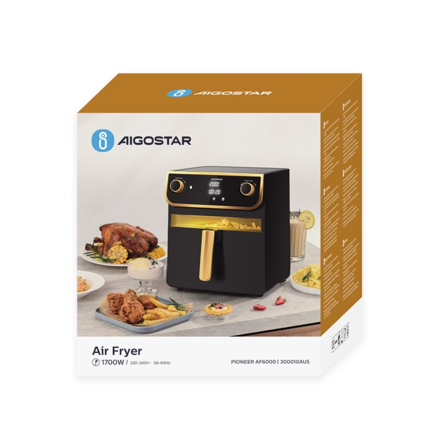 Aigostar - Airfryer 8l 1700W/230V