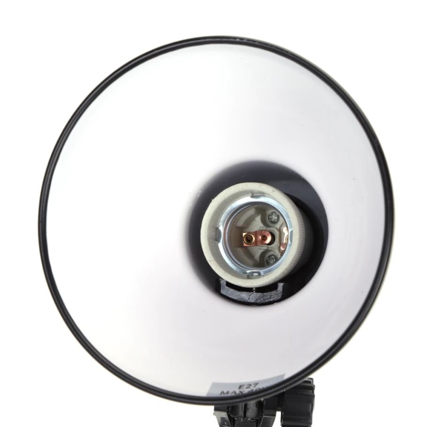 Aigostar - Bordlampe 02.01.2001 1xE27/40W/230V sort