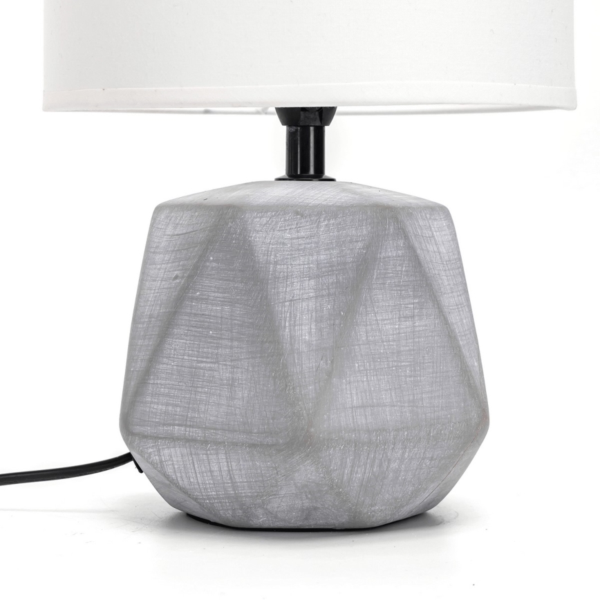 Aigostar - Bordlampe 1xE14/40W/230V grå